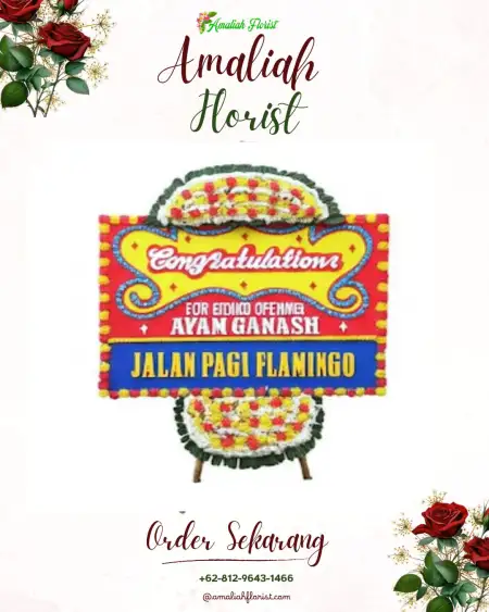 Sewa Papan Bunga Moga